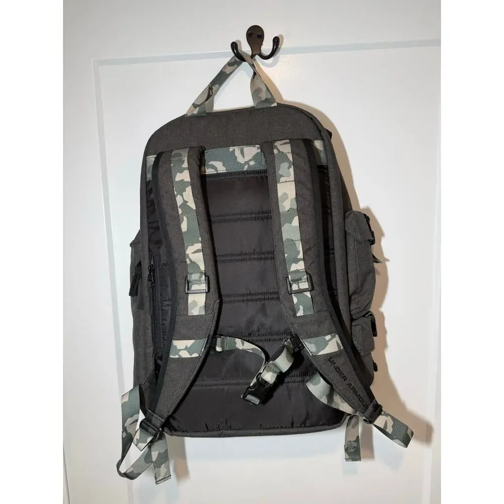Under Armour  Project Rock Camouflage Hiking Casual Preppy Backpack. 30L.
